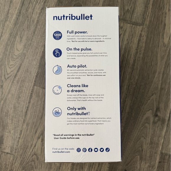 BNIB Nutribullet Pro+ - Picture 4 of 5